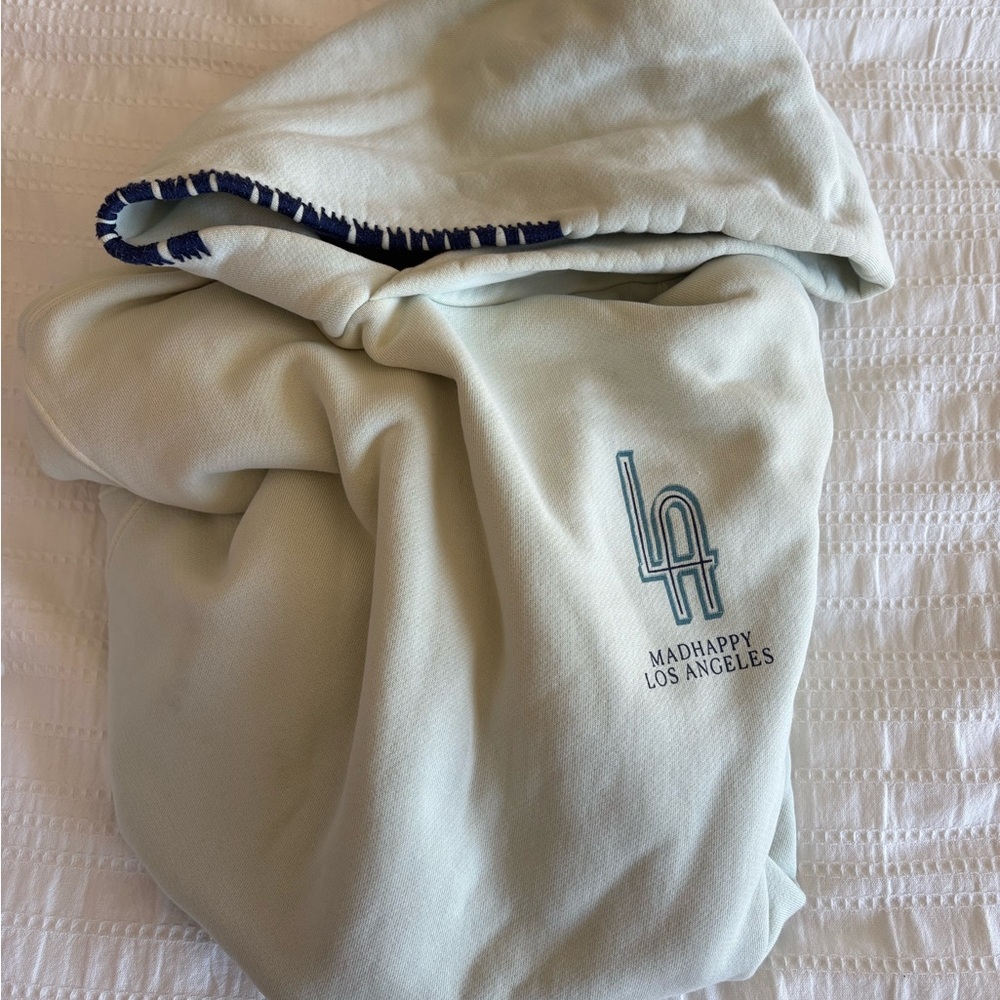 Madhappy Cream Textured Hoodie